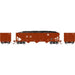 Athearn 15156 HO Scale 40' 3 Bay Ribbed Hopper with Load BNSF 4 Pack 618002