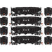 Athearn 15163 HO Scale 40' 3 Bay Ribbed Hopper with Load Norfolk & Western N&W 4 Pack #1