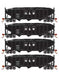 Athearn 15163 HO Scale 40' 3 Bay Ribbed Hopper with Load Norfolk & Western N&W 4 Pack #1