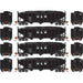 Athearn 15164 HO Scale 40' 3 Bay Ribbed Hopper with Load Norfolk & Western N&W 4 Pack #2