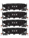 Athearn 15164 HO Scale 40' 3 Bay Ribbed Hopper with Load Norfolk & Western N&W 4 Pack #2