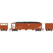 Athearn 15165 HO Scale 40' 3 Bay Ribbed Hopper with Load Canadian National CC 40079
