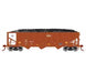 Athearn 15165 HO Scale 40' 3 Bay Ribbed Hopper with Load Canadian National CC 40079