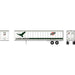 Athearn 15517 HO Scale 45' Trailer Chicago & Northwestern Falcon Service CNWZ 208057