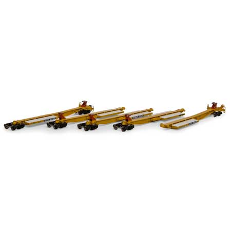 Athearn 15666 HO Scale Impack5-Unit Spine Car UTTX 60108
