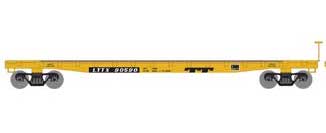 Athearn 15780 N Scale GSC Flatcar Trailer Train TT TTX 90590