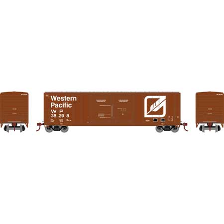 Athearn 15881 HO Scale FMC 5077 Double Door Boxcar Western Pacific WP 38298