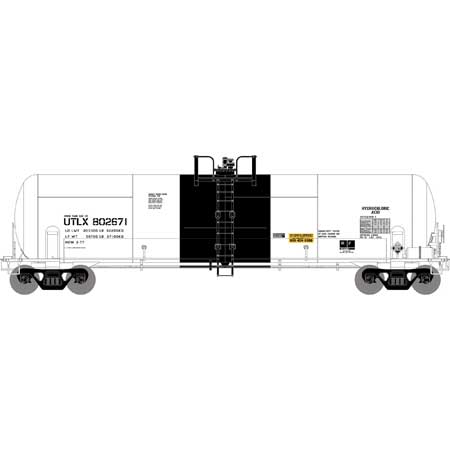 Athearn 15912 HO Scale RTC 20,900 Gallon Acid Tank Car White UTLX 802671