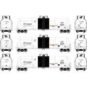 Athearn 15914 HO Scale RTC 20,900 Gallon Acid Tank Car White UTLX 3 Pack