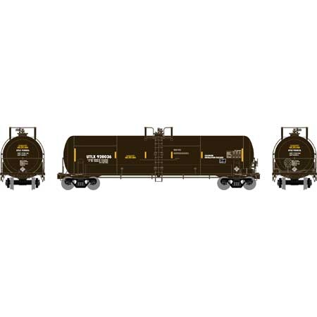 Athearn 15920 HO Scale RTC 20,900 Gallon Acid Tank Car Black UTLX 920036