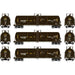 Athearn 15922 HO Scale RTC 20,900 Gallon Acid Tank Car Black UTLX 3 Pack