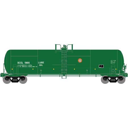Athearn 15924 HO Scale RTC 20,900 Gallon Acid Tank Car British Columbia Railway BCOL 1966