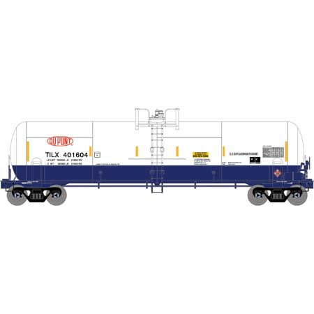 Athearn 15928 HO Scale RTC 20,900 Gallon Acid Tank Car Dupont TILX 401604