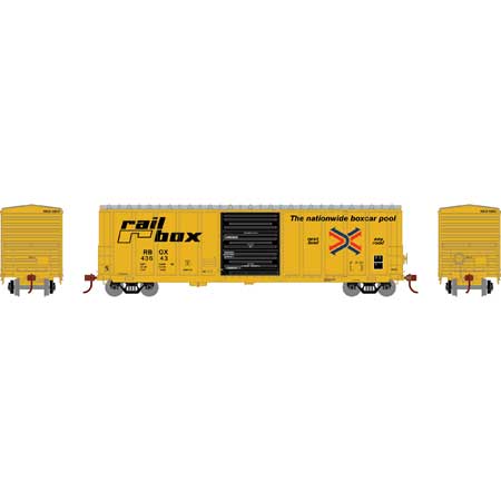 Athearn 15963 HO Scale 50' PS 5277 Boxcar Railbox RBOX 43643