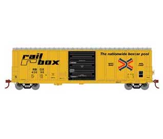 Athearn 15964 HO Scale 50' PS 5277 Boxcar Railbox RBOX 43696
