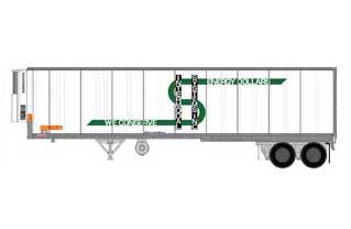 Athearn 16068 HO Scale 40' Fruehauf Z-Van Reefer Trailer Intermodal Systems IMSZ 470146