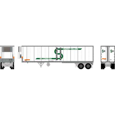Athearn 16070 HO Scale 40' Fruehauf Z-Van Reefer Trailer Intermodal Systems IMSZ 470244