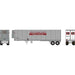 Athearn 16072 HO Scale 40' Fruehauf Z-Van Reefer Trailer Rock Island RIZ 507586