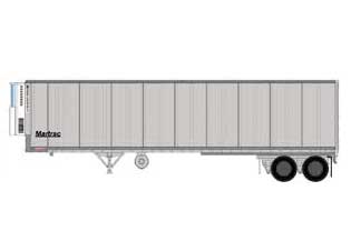 Athearn 16080 HO Scale 40' Fruehauf Z-Van Reefer Trailer Martrac MAR 5041