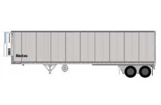 Athearn 16081 HO Scale 40' Fruehauf Z-Van Reefer Trailer Martrac MAR 5052