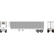 Athearn 16084 HO Scale 40' Fruehauf Z-Van Reefer Trailer Beaded Side Unlettered