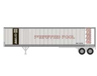 Athearn 16088 HO Scale 45' Fruehauf Z-Van Trailer Primed for Grime Availco Preferred Pool 255280
