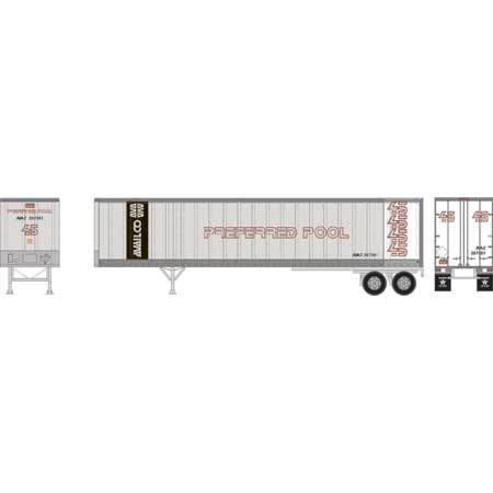 Athearn 16089 HO Scale 45' Fruehauf Z-Van Trailer Primed for Grime Availco Preferred Pool 257251