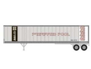 Athearn 16089 HO Scale 45' Fruehauf Z-Van Trailer Primed for Grime Availco Preferred Pool 257251