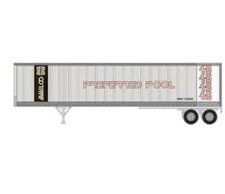 Athearn 16090 HO Scale 45' Fruehauf Z-Van Trailer Primed for Grime Availco Preferred Pool 259000
