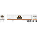 Athearn 16093 HO Scale 45' Fruehauf Z-Van Trailer Southern Pacific "Golden Pig" SPLZ 250170