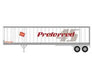 Athearn 16096 HO Scale 45' Fruehauf Z-Van Trailer Milwaukee Road Preferred MILZ 251050