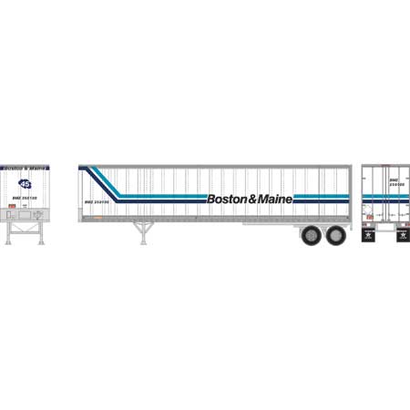 Athearn 16106 HO Scale 45' Fruehauf Z-Van Trailer Boston & Maine BMZ 250100