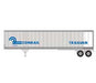 Athearn 16109 HO Scale 45' Fruehauf Z-Van Trailer Conrail Trailvan CRZ 202204