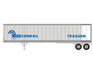 Athearn 16111 HO Scale 45' Fruehauf Z-Van Trailer Conrail Trailvan CRZ 203490