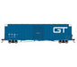Athearn 16112 HO Scale FMC 60' Double Door Hi-Cube Boxcar Grand Trunk Western GTW 384700