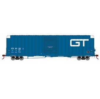 Athearn 16114 HO Scale FMC 60' Double Door Hi-Cube Boxcar Grand Trunk Western GTW 384789