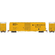 Athearn 16115 HO Scale FMC 60' Double Door Hi-Cube Boxcar Milwaukee Road MILW 4219