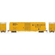 Athearn 16116 HO Scale FMC 60' Double Door Hi-Cube Boxcar Milwaukee Road MILW 4220