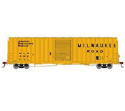 Athearn 16117 HO Scale FMC 60' Double Door Hi-Cube Boxcar Milwaukee Road MILW 4222