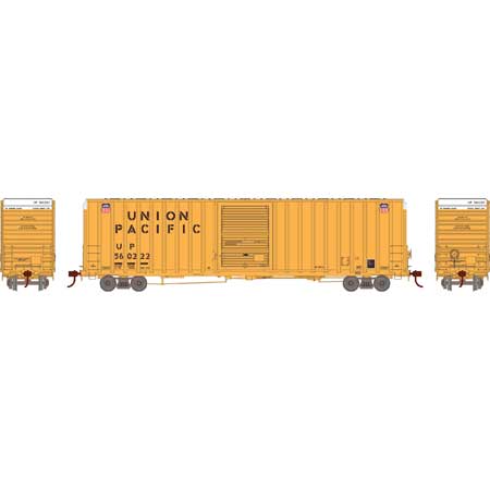 Athearn 16118 HO Scale FMC 60' Double Door Hi-Cube Boxcar Union Pacific "Faded" UP 560222
