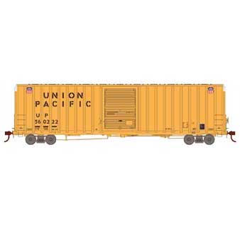 Athearn 16118 HO Scale FMC 60' Double Door Hi-Cube Boxcar Union Pacific "Faded" UP 560222