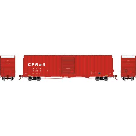 Athearn 16127 HO Scale FMC 60' Double Door Hi-Cube Boxcar Canadian Pacific CP/MILW 4224