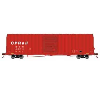 Athearn 16127 HO Scale FMC 60' Double Door Hi-Cube Boxcar Canadian Pacific CP/MILW 4224