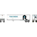 Athearn 16131 HO Scale 40' Fruehauf Z-Van Trailer Rock Island RIZ 209260