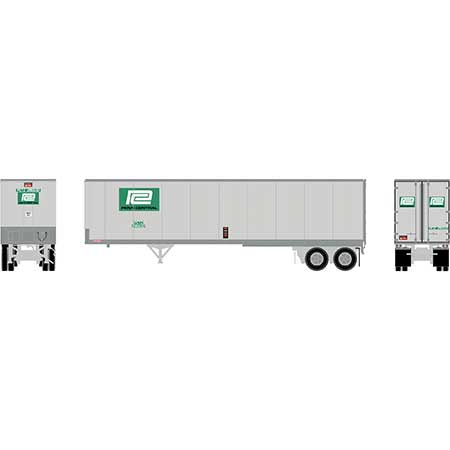 Athearn 16132 HO Scale 40' Fruehauf Z-Van Trailer Penn Central PCTZ 295532