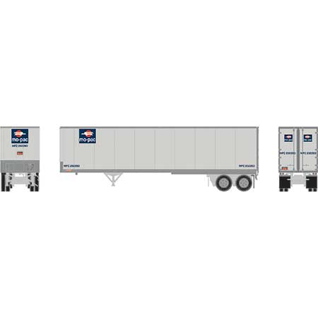 Athearn 16135 HO Scale 40' Fruehauf Z-Van Trailer Missouri Pacific MPZ 202283