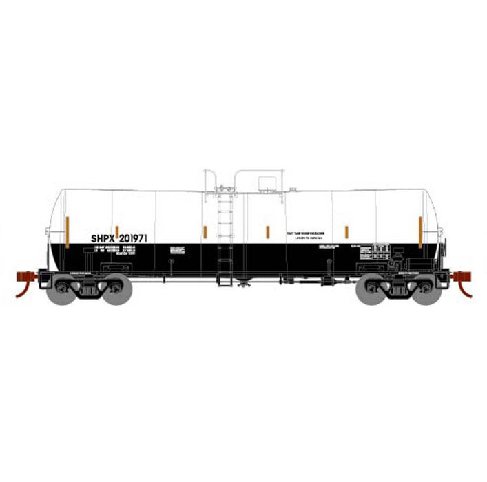 Athearn 16355 HO Scale 16k Clay Slurry Tank Car SHPX 201971