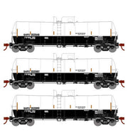 Athearn 16358 HO Scale 16k Clay Slurry Tank Car SHPX 3 Pack #2