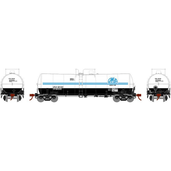 Athearn 16360 HO Scale 16k Clay Slurry Tank Car OMYA UTLX 301352