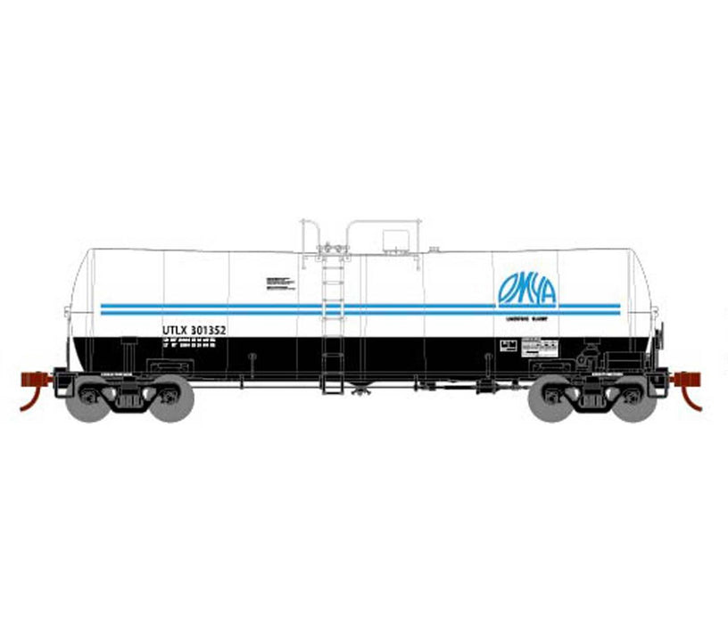 Athearn 16360 HO Scale 16k Clay Slurry Tank Car OMYA UTLX 301352